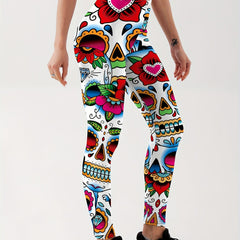 Women's Printed Skinny Trousers for Stylish Comfort