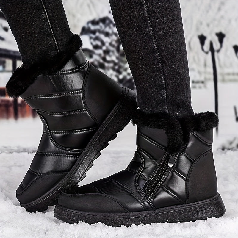 Women's Waterproof Snow Boots Non slip Winter Warm Hiking Boots