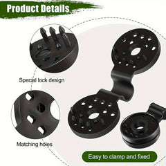 10pcs Net Fixed Clips Sunshade Gardening Net Clips Camping Tent Awning Clamp