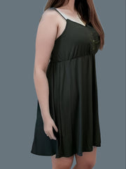 Women's Casual Summer Dress with Buttons
