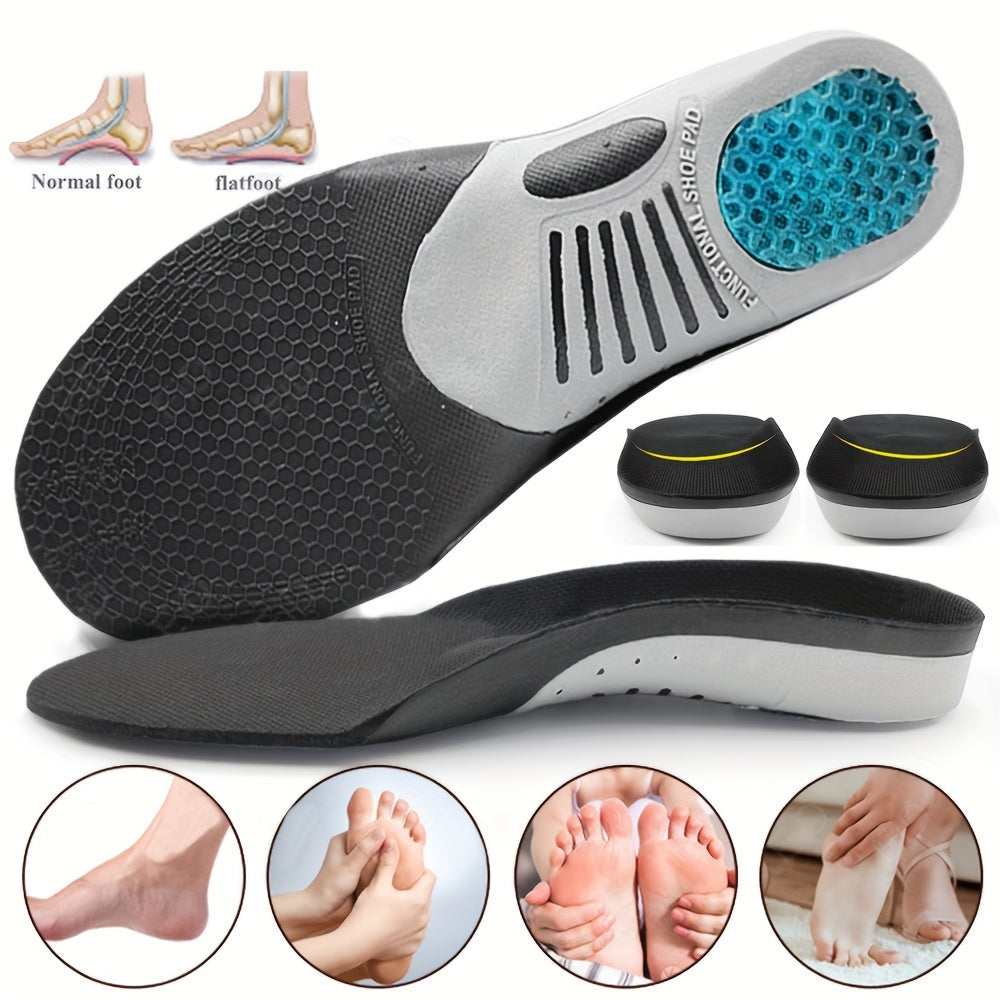 Orthopedic Insoles with Arch Support - Sweat Absorbent Running Shoe Inserts