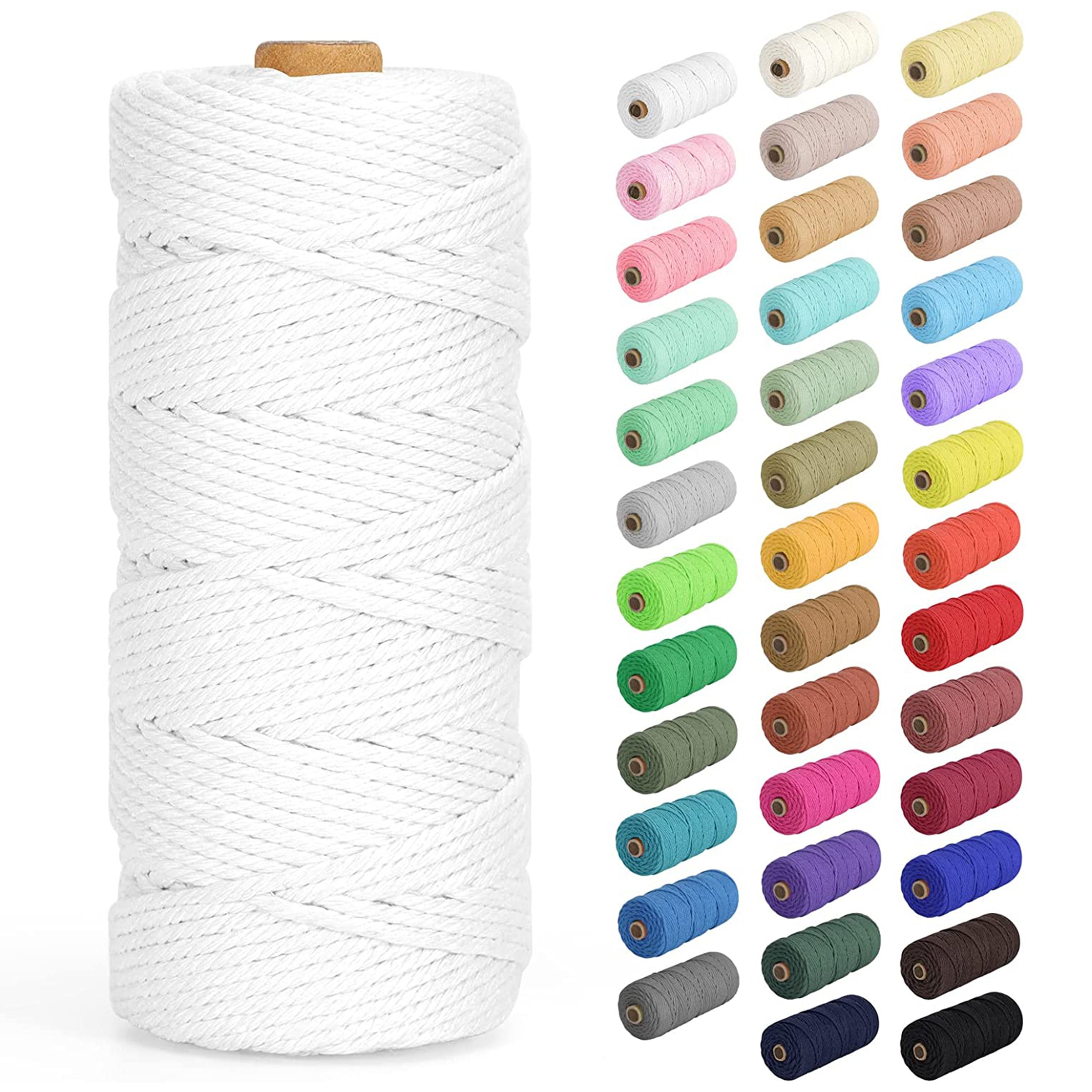 3mm X 220 Yards Cotton Macrame Rope for Crafts