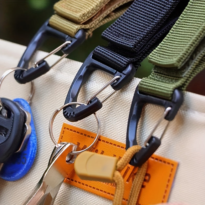 Portable Nylon Keychain Clips for Outdoor Camping