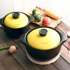 Ceramic Casserole Pot Heat Resistant Cooker Stew Cooking Pot