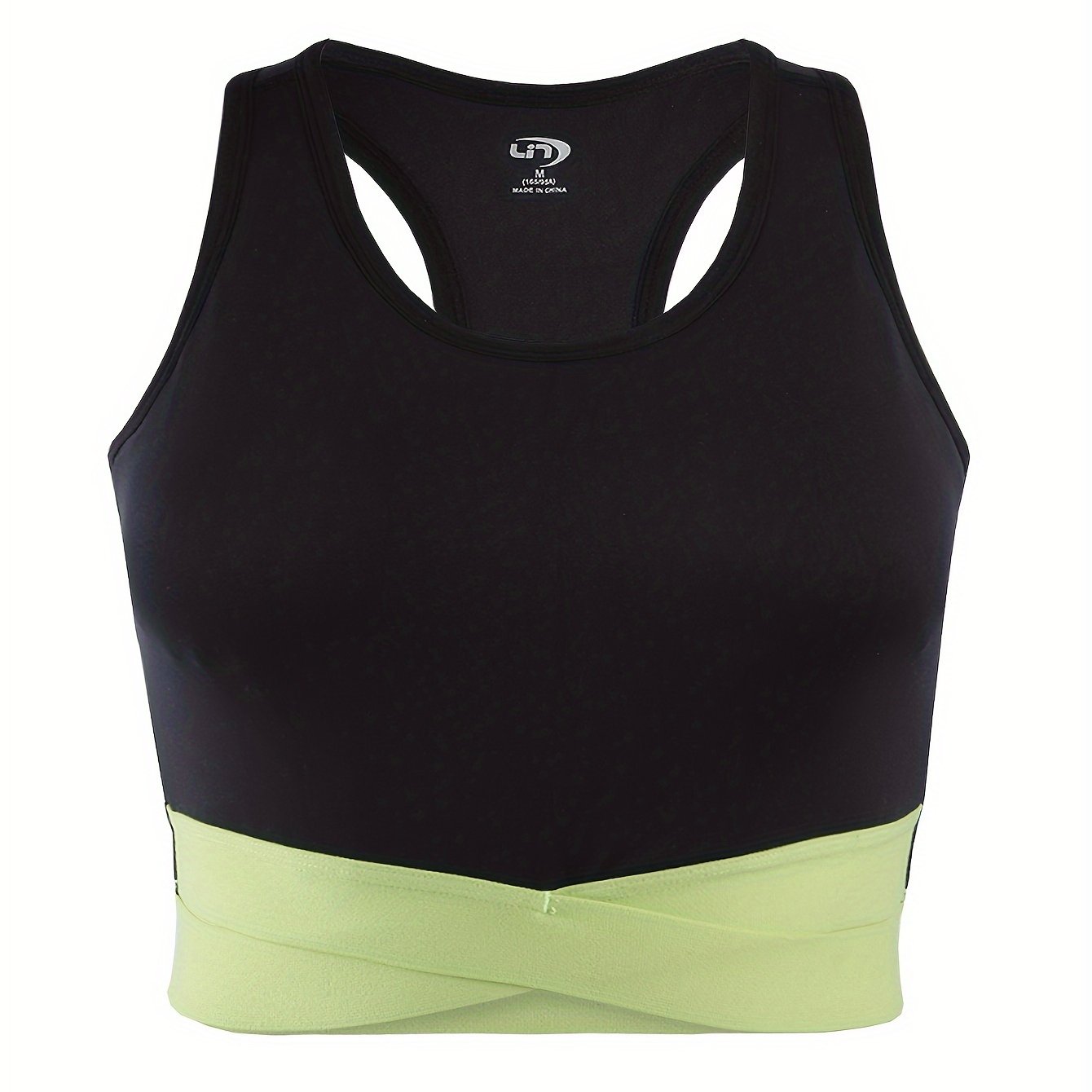 Women's Contrast Racerback Sports Tank Top Yoga Sleeveless Activewear