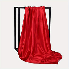 Solid Satin Hijab Scarf Silk Scarf Women Head Scarf Wraps