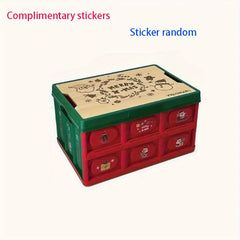 Christmas Storage Bin Folding Storage Box Gift Christmas Decoration Storage Box