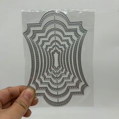 1pc Picture Frame Cutting Die DIY Metal Embossing Scrapbook Die