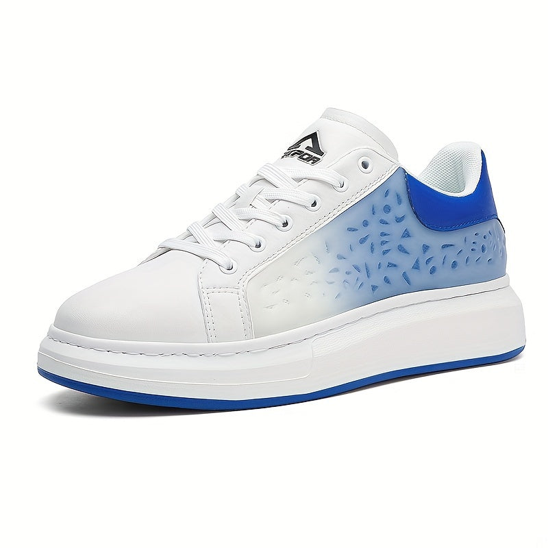 Men's Reflective Color Block Sneakers - Non Slip Outdoor Shoes