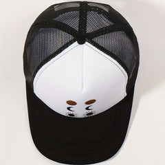 Sun Moon Trucker Hat Baseball Cap Adjustable Mesh Sunshade Dad Hat