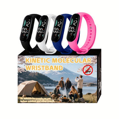 4pcs Set Touch Screen LED Sports Watch Men's Women's Outdoor Wristband