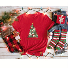 Christmas Cat Iron On Decals For Clothing HTV Heat Transfer Stickers