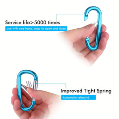 D-shaped Hanging Buckle Backpack Bag Water Bottle Holder for Outdoor Camping