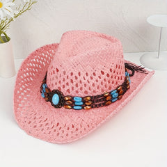 Breathable Sunshade Cowboy Hat for Outdoor Activities