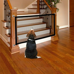 Pet Isolation Mesh Folding Safety Rail For Cats & Dogs