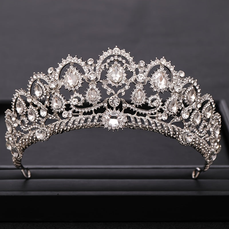 Crystal Rhinestone Tiara Wedding Hair Accessories