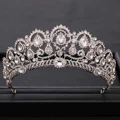 Crystal Rhinestone Tiara Wedding Hair Accessories