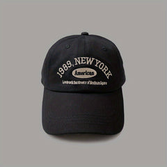 1989 Embroidery Casual Baseball Cap Solid Sunscreen Dad Hat Unisex Vintage Sun