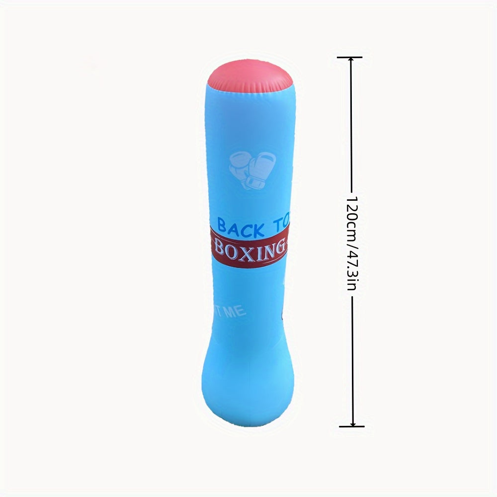 Inflatable Boxing Bag PVC Tumbler Trainer Fitness Sandbag