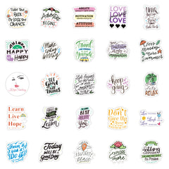 50 Inspirational Stickers Positive Encouragement Student Teacher Waterproof
