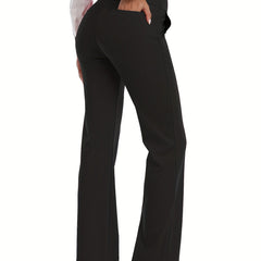 High Waist Flared Trousers Sports Fitness Yoga Running Trousers