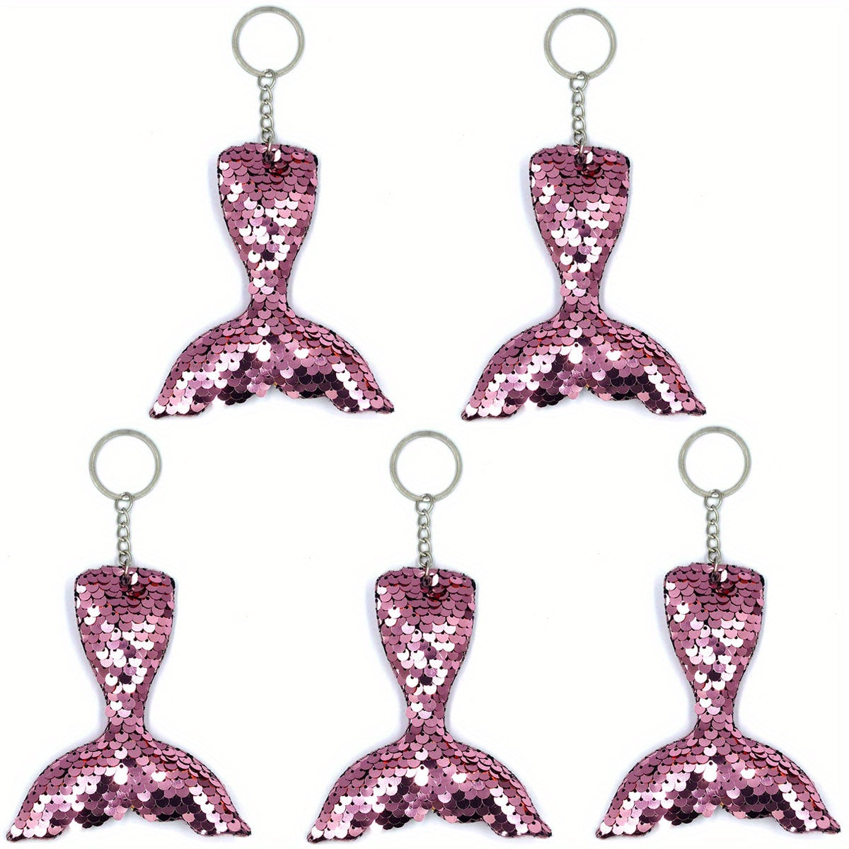 Mermaid Keychain Baby Shower Party Favor Supplies Decoration Keyring Pendant