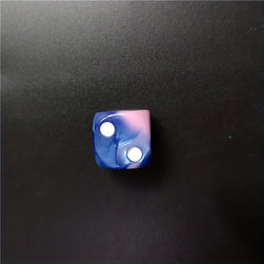 12 Pc Set of 16mm 2 Dice Puzzle Game Dot Acrylic High Dice Fun Game