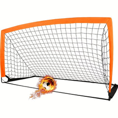 2pcs Portable Soccer Goals Set for Backyard Games & Training