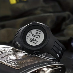 College Style Sports Watch, Waterproof, Luminous Display