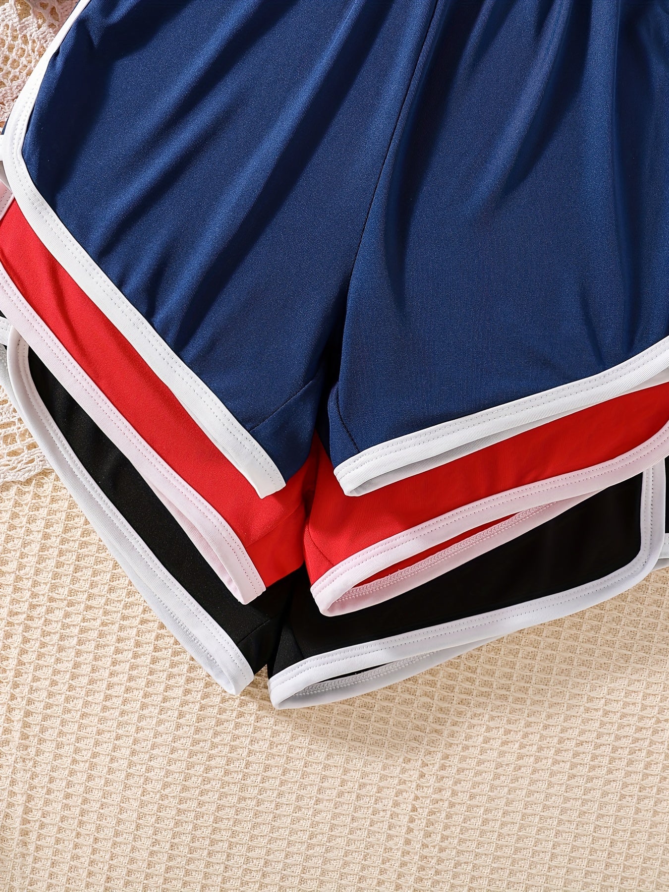 3pcs Girls Quick-Drying Shorts for Summer Outdoor