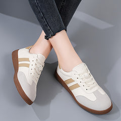 Women's Lightweight Lace-up Outdoor Flats Soft Sole Shoes