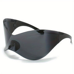 Men's Oversized UV400 Protection Sunglasses Rimless Sun Glasses