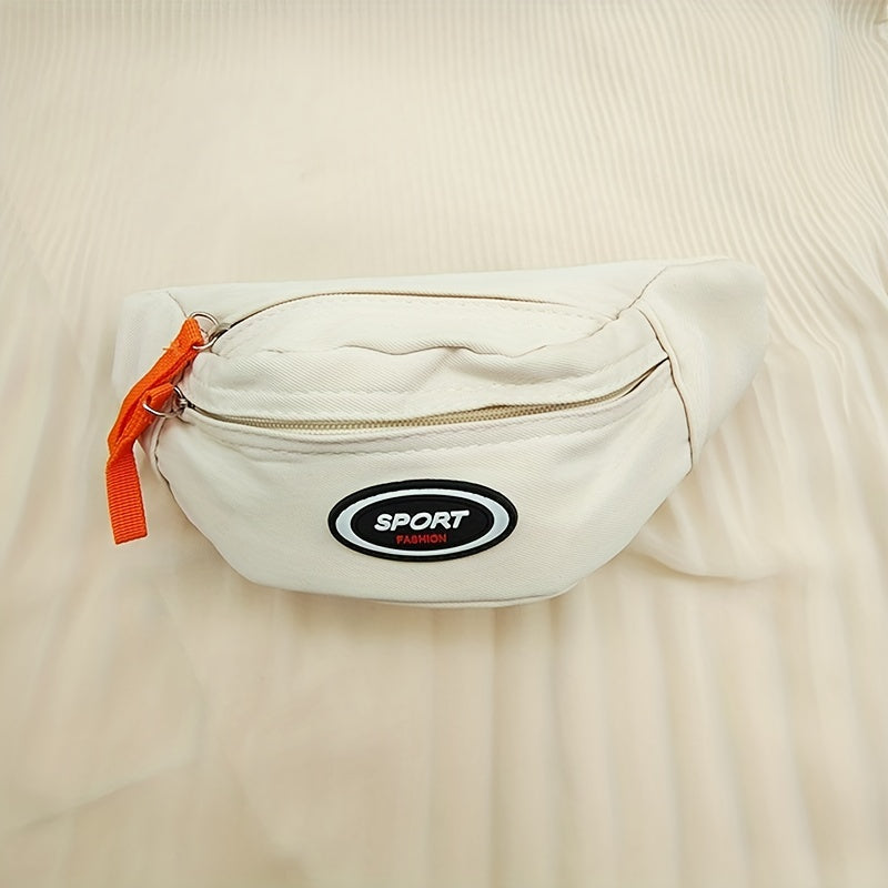 Kids Canvas Waist Bag - Casual Chest Bag for Boys