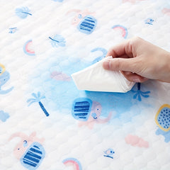 Baby Washable Diaper Printed Mattress Breathable Cotton Surface Diaper Pad