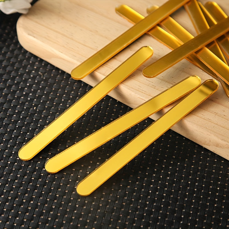 10pcs Colorful Acrylic Ice Cream Stick and Chocolate Lollipop Holder