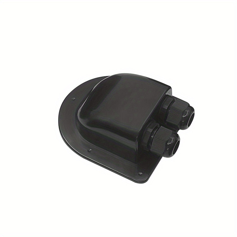 Waterproof Junction Box for RV Roof Solar Panel Wiring Double Hole