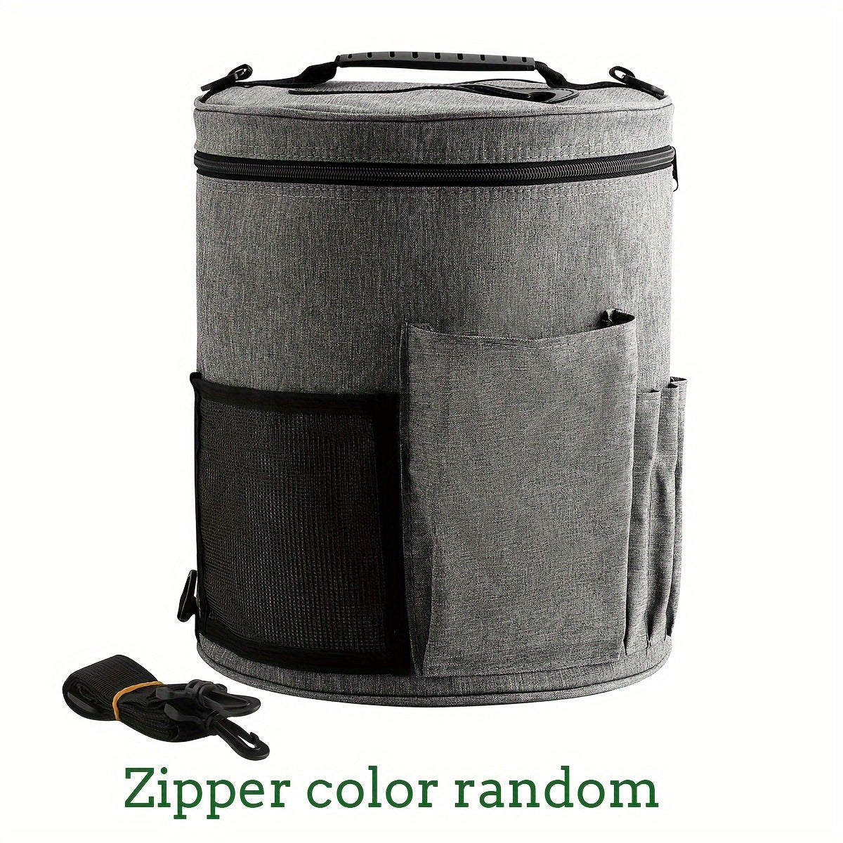 Round Knitting Bag Yarn Crochet Sewing Storage DIY Yarn Storage