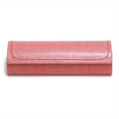 Hard Shell Eyeglass Cases PU Leather Vintage Pattern Glasses Protective