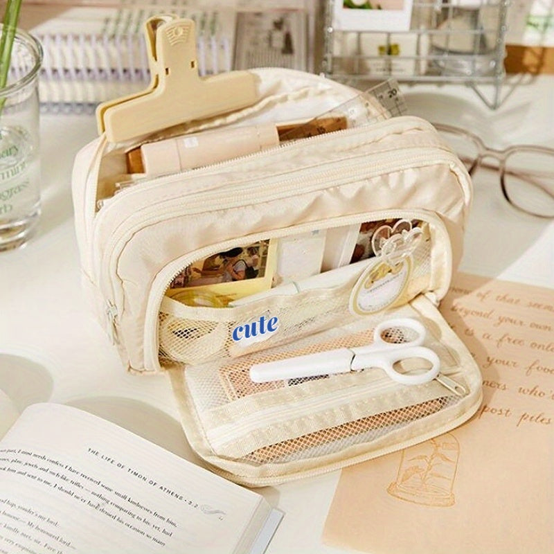 Large Capacity School Pencil Bag for Girls
