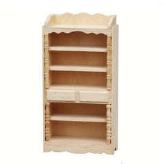 1:12 Scale Wooden Cabinet for Dollhouse Realistic Furniture Solid Wood