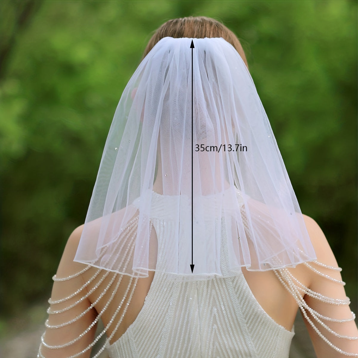 Baroque Bridal Veil With Comb Cape Wedding Cloak Bride Shawl