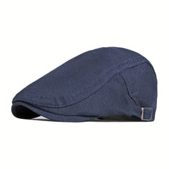 Men's Summer Mesh Breathable Beret Hat Outdoor Sun Protection Cap
