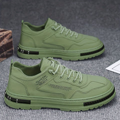 Men's Letters Print Skate Shoes Non Slip Sneakers