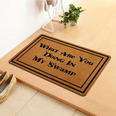 Welcome Entrance Doormat Low Pile Indoor Outdoor Non Slip Mat