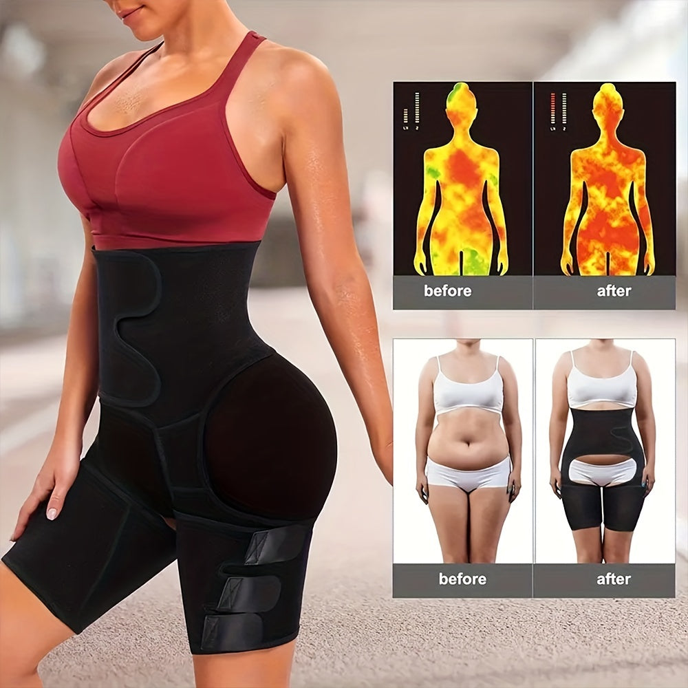 3-in-1 Women's Sweat Sauna Waist Trainer For Weight Loss And Shaping