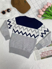 Boys Double Layer Thick Warm Pullover Sweater