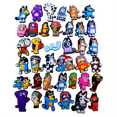 38pcs DIY Shoe Buckles Cartoon Hole Shoe Decoration