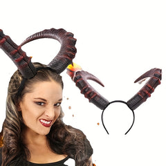 Girls Halloween Devil Horn Headband Masquerade Party Prop