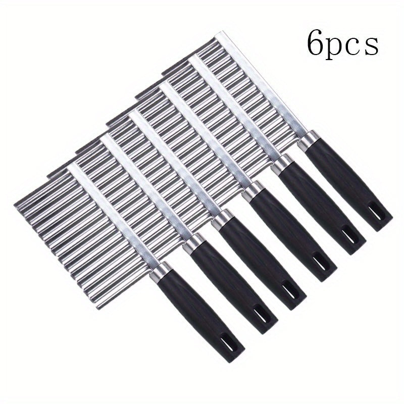 Stainless Steel Wavy Edged Vegetable Slicer & Peeler