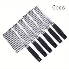 Stainless Steel Wavy Edged Vegetable Slicer & Peeler